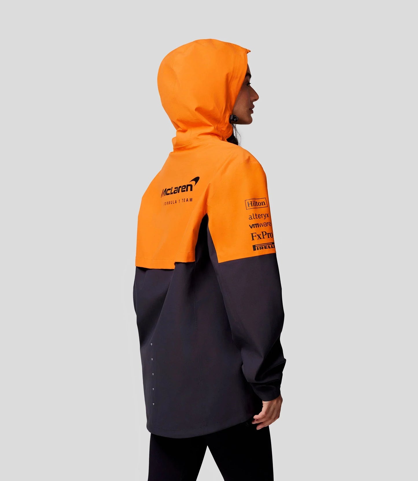 Unisex Official McLaren Teamwear Lightweight Rain Jacket Formula 1 - Koti Apparels