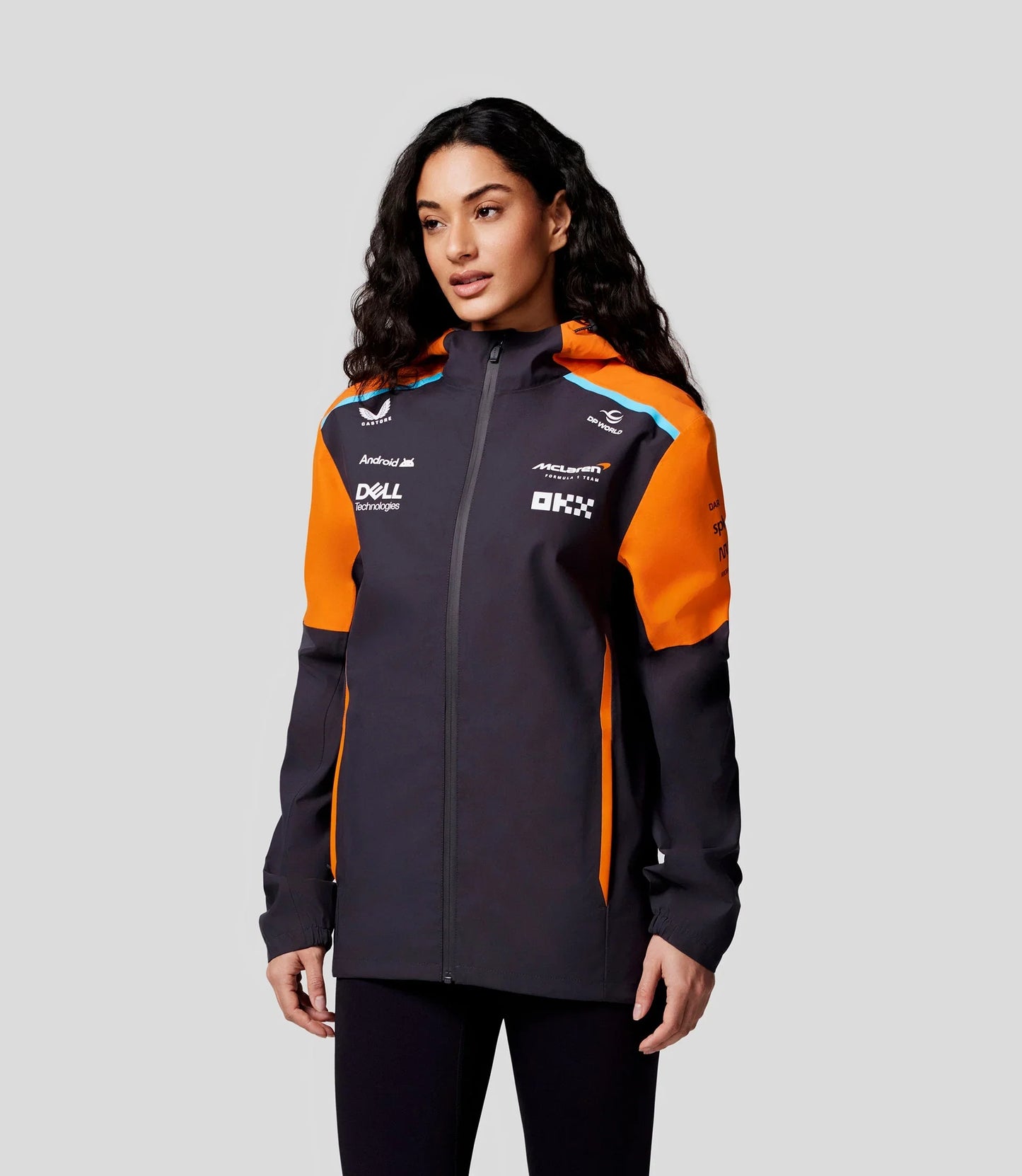 Unisex Official McLaren Teamwear Lightweight Rain Jacket Formula 1 - Koti Apparels