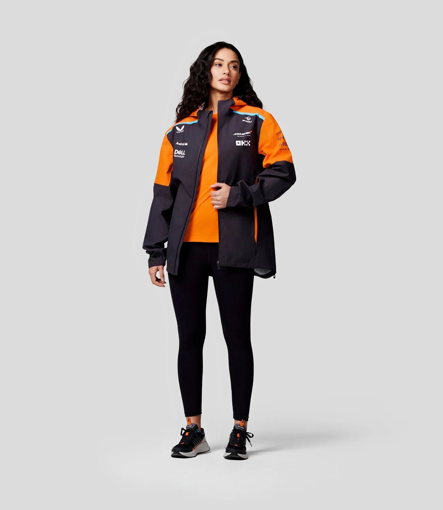 Unisex Official McLaren Teamwear Lightweight Rain Jacket Formula 1 - Koti Apparels