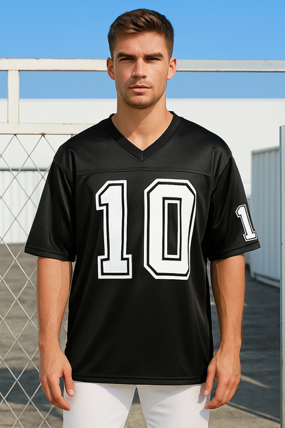 No. 10 Drop Shoulder Unisex Sports T-Shirt