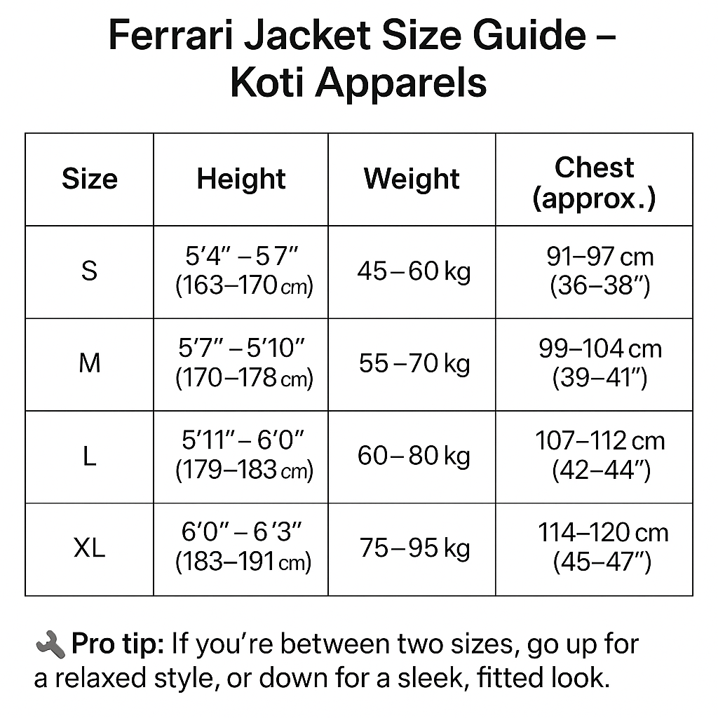 Authentic Ferrari Racing Jacket - Koti Apparels