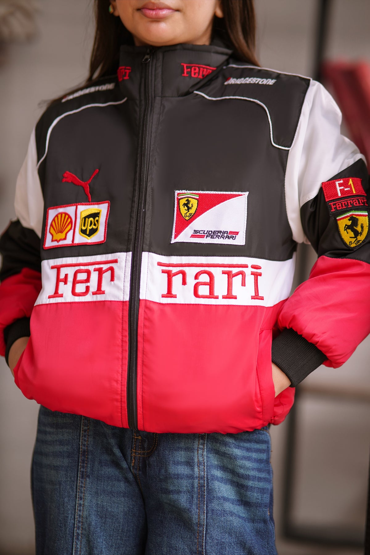 Ferrari Jacket For Kids