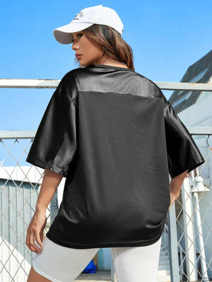 No. 10 Drop Shoulder Unisex Sports T-Shirt