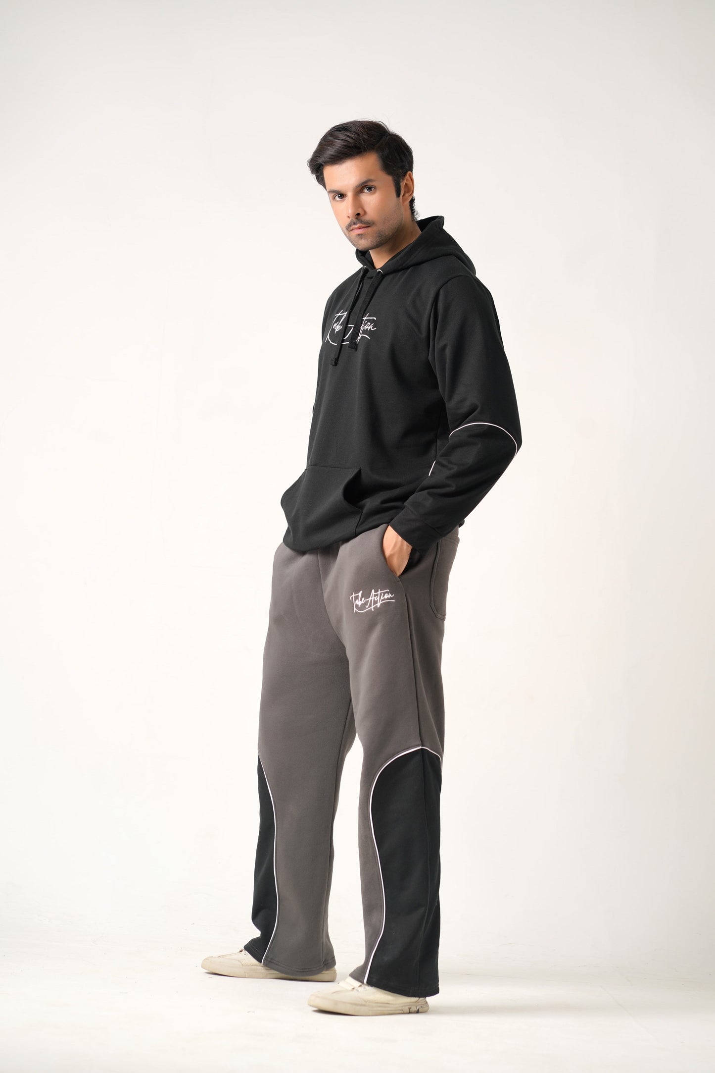 TAKE ACTION Heavyweight Unisex Hoodie & Trouser Set
