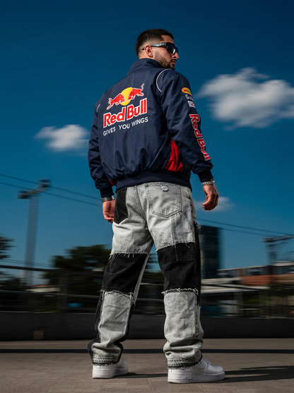 Embroidered Red Bull Jacket – Koti Apparels Pakistan